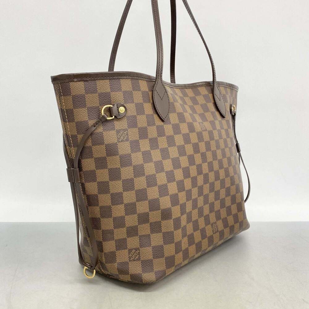 LOUIS VUITTON Brown Damier Neverfull MM Tote Bag - Picture 2 of 11